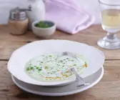 Erbsen-Mandelcreme-Suppe