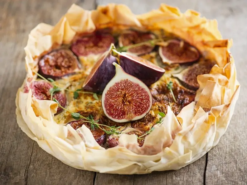 Käse-Feigen-Quiche