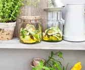 Zucchini in Öl-Marinade
