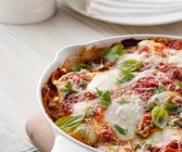 Gemüselasagne mit Mozzarella