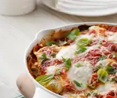 Gemüselasagne mit Mozzarella