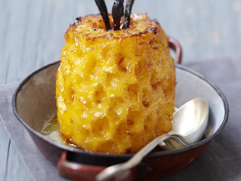 Gebackene Ananas
