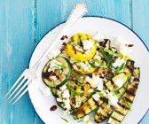 Zucchini mit Mozzarella