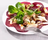 Herbstsalat mit Maronen, Roter Bete und Birne