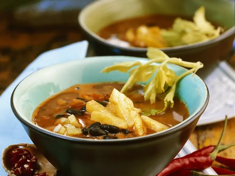 Fruchtige Bohnensuppe