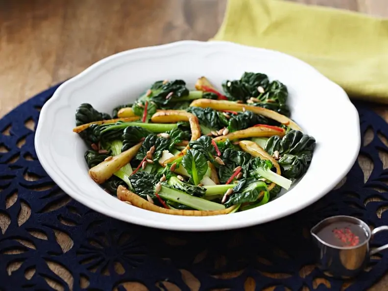 Pastinaken-Mangoldsalat