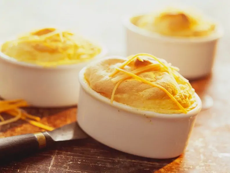 Soufflé mit Kürbispüree