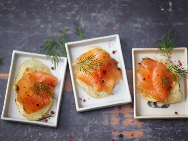 Lachs-Häppchen
