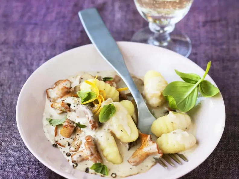 Gnocchi mit Pfifferlingsragout