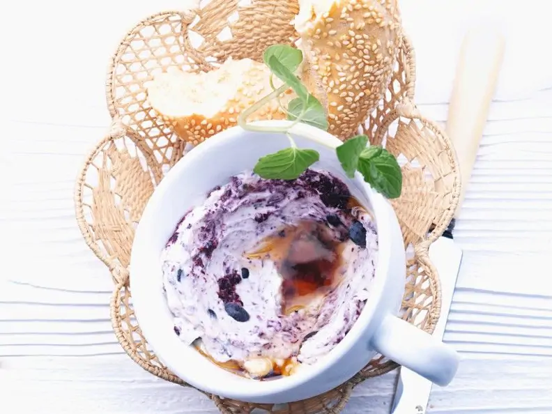 Heidelbeeraufstrich mit Ahornsirup