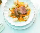 Kalb mit Möhren und Gnocchi