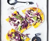 Kürbisflammkuchen mit Kräuterseitlingen