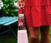 Himbeer-Smoothie mit Nektarinen