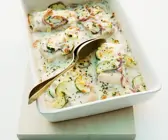 Fischauflauf mit Zucchini