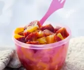 Orangensalat mit zweierlei Orangen