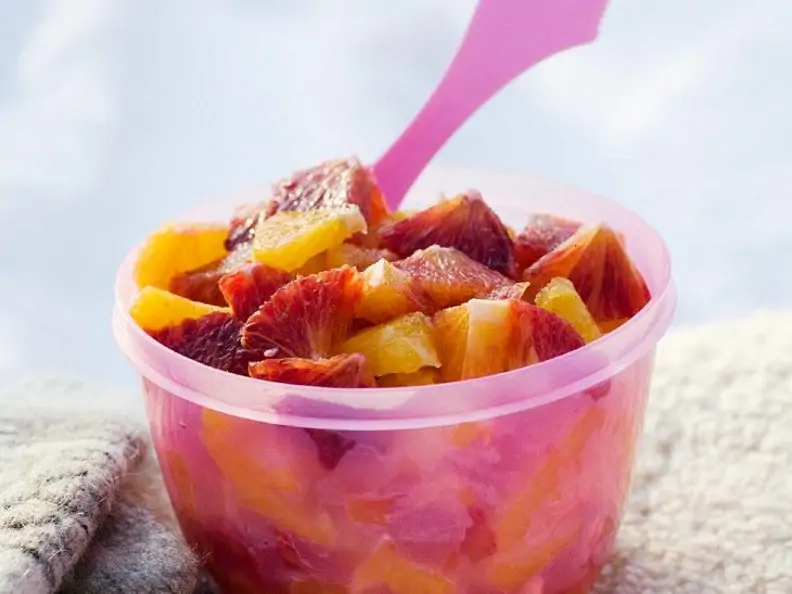 Orangensalat mit zweierlei Orangen