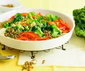 Gemüsegratin mit Grünkern
